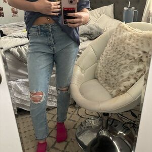 Straight leg old navy jeans